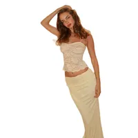 Women's Adults T-shirt With Shoulder Straps Sleeveless T-Shirts Elegant Solid Color main image 4