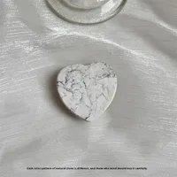 Marble Heart Shape Retro Classic Style Airbag Bracket Phone Cases sku image 2