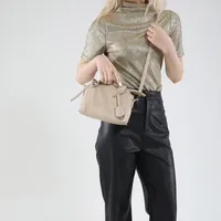 Women's Pu Leather Solid Color Streetwear Square Zipper Shoulder Bag main image 2