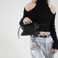 Women's Pu Leather Solid Color Streetwear Square Zipper Shoulder Bag main image 3