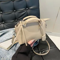 Women's Pu Leather Solid Color Streetwear Square Zipper Shoulder Bag sku image 3