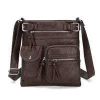 Bags Bag Women's Crossbody Bag Multifunctional Small Square Bag  Fashion Niche PU Shoulder Bag sku image 10
