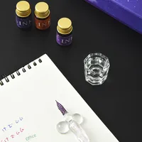 Glass Pen Dip Water Suit Crystal Pen Gift Box Student Handmade Creative Stationery Ink Pen Glass Dip Water Pen main image 4