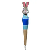 Giraffe Elephant Cute Cartoon Animal Pen Hand Carved Creative Wood Pen Wood Carving Pen DIY Gel Pen sku image 25