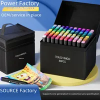 Factory Direct Supply Marker Pen Set Double Head Oily Watercolor Pen Children's Painting Pen 48 Color 168 Color Pen Wholesale main image 1