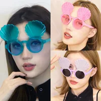 Shell Funny Glasses Gift Personalized Sea Shell Starfish Selfie Props Decoration Holiday Party Beach Party Supplies main image 1