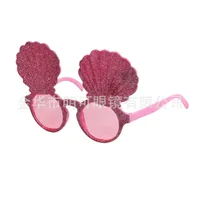 Shell Funny Glasses Gift Personalized Sea Shell Starfish Selfie Props Decoration Holiday Party Beach Party Supplies main image 5