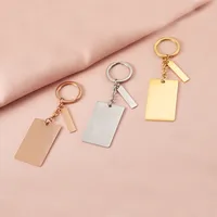 1 Piece Simple Style Solid Color 304 Stainless Steel April Fools Unisex Keychain main image 1