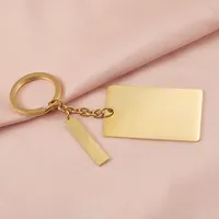 1 Piece Simple Style Solid Color 304 Stainless Steel April Fools Unisex Keychain sku image 2