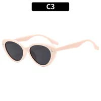 Casual Street Geometric Ac Gradient Tinted Lenses Special-Shaped Mirror Full Frame Glasses sku image 3
