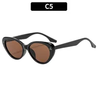 Casual Street Geometric Ac Gradient Tinted Lenses Special-Shaped Mirror Full Frame Glasses sku image 5