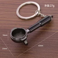 Creative Simulation Coffee Key Chain Custom Mocha Pot Key Chain Pot Spoon Cup Key Chain Bag Pendant Gift sku image 13