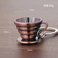 Creative Simulation Coffee Key Chain Custom Mocha Pot Key Chain Pot Spoon Cup Key Chain Bag Pendant Gift sku image 38