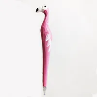 Giraffe Elephant Cute Cartoon Animal Pen Hand Carved Creative Wood Pen Wood Carving Pen DIY Gel Pen sku image 20