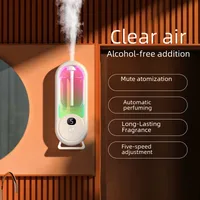 Digital Display Aroma Diffuser Machine Automatic Spray Incense With Atmosphere Lamp Household Hotel Toilet Deodorization And Fragrance Diffusing Machine Aroma Machine main image 4