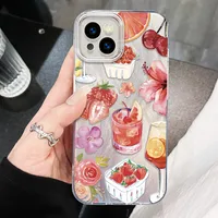 PC Soda Water Strawberry Cute Phone Cases Phone Cases main image 1