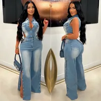 Women's Daily Casual Solid Color Full Length Hollow Out Jumpsuits main image 1