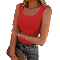 Women's Vest Sleeveless T-Shirts Casual Stripe main image 5