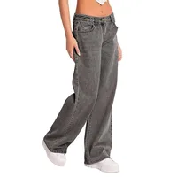 Women's Casual Daily Cowboy Style Streetwear Solid Color Full Length Jeans main image 2