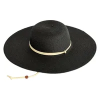 Women's Casual Style Basic Solid Color Big Eaves Straw Hat sku image 3