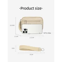 Women's Solid Color Nylon Zipper main image 2