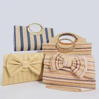 Style 1 Style 2 Style 3 Straw Stripe Bow Knot Square main image 1