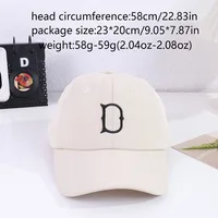 Men's Casual Sport Style Commute Letter Embroidery Curved Eaves Baseball Cap main image 2