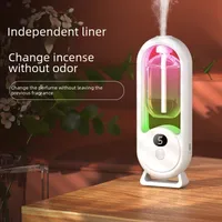 Digital Display Aroma Diffuser Machine Automatic Spray Incense With Atmosphere Lamp Household Hotel Toilet Deodorization And Fragrance Diffusing Machine Aroma Machine main image 2