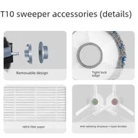 Suitable For Cobos T10 TURBO/OMNI Sweeper Accessories Dust Bag Rolling Edge Brush Filter Core Rag Cleaning Solution main image 2