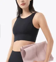 Sports Solid Color Nylon U Neck Sports Bra Sports sku image 1