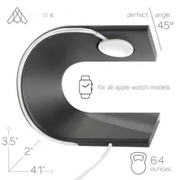 Suitable For Apple Watch Bracket Aluminum Alloy U-shaped Desktop Watch Smart Watch Charging Bracket Large Quantity Free Shipping main image 4