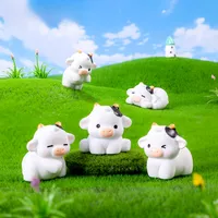 Moss Micro Landscape Creative Brave Cow Cow Cow Doll Blind Boxed Jewelry Accessories Car Desktop Small Ornaments main image 1