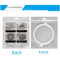 Bathroom Toilet Disposable Floor Drain Stickers Kitchen Sewer Insect-proof Self-adhesive Fiber Round Filter Gauze Stickers main image 3