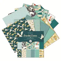 Hand Account Background Paper Material Paper 6 Inch DIY Photo Album Background Paper Single Side -12 Figure * 1/set Of Cards  Best Selling main image 1
