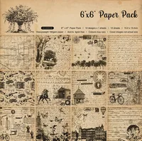 Hand Account Background Paper Material Paper 6 Inch DIY Photo Album Background Paper Single Side -12 Figure * 1/set Of Cards  Best Selling sku image 9
