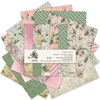 Hand Account Background Paper Material Paper 6 Inch DIY Photo Album Background Paper Single Side -12 Figure * 1/set Of Cards  Best Selling sku image 12