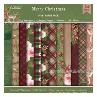 Hand Account Background Paper Material Paper 6 Inch DIY Photo Album Background Paper Single Side -12 Figure * 1/set Of Cards  Best Selling sku image 14