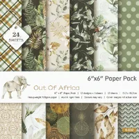 Hand Account Background Paper Material Paper 6 Inch DIY Photo Album Background Paper Single Side -12 Figure * 1/set Of Cards  Best Selling sku image 20