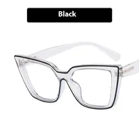 Personality Punk Streetwear Geometric Pc Butterfly Frame Quadrilateral Full Rim Frame Glasses sku image 5