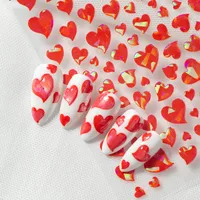 IG Style Cartoon Style Cute Heart Shape Nail Stickers Nail Decoration Accessories main image 4