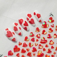 IG Style Cartoon Style Cute Heart Shape Nail Stickers Nail Decoration Accessories main image 5