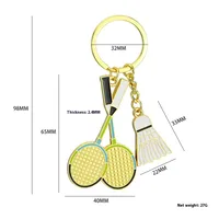 1 Piece Classic Style Boxing Gloves Zinc Alloy Unisex Bag Pendant Keychain sku image 12