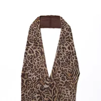 Women's Weekend Simple Style Classic Style Leopard Full Length Jumpsuits main image 4