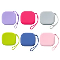 Kid'S Solid Color Silica Gel Zipper main image 3