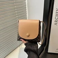 Women's PU Printing Vintage Style Classic Style Square Magnetic Buckle Crossbody Bag main image 2