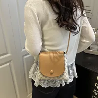 Women's PU Printing Vintage Style Classic Style Square Magnetic Buckle Crossbody Bag main image 3