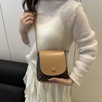 Women's PU Printing Vintage Style Classic Style Square Magnetic Buckle Crossbody Bag main image 5