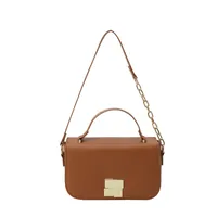 Women's PU Solid Color Elegant Classic Style Square Magnetic Buckle Handbag Crossbody Bag main image 3