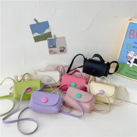Girl'S Pu Leather Solid Color Elegant Streetwear Square Magnetic Buckle Shoulder Bag Handbag main image 1