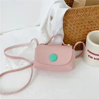 Girl'S Pu Leather Solid Color Elegant Streetwear Square Magnetic Buckle Shoulder Bag Handbag sku image 6